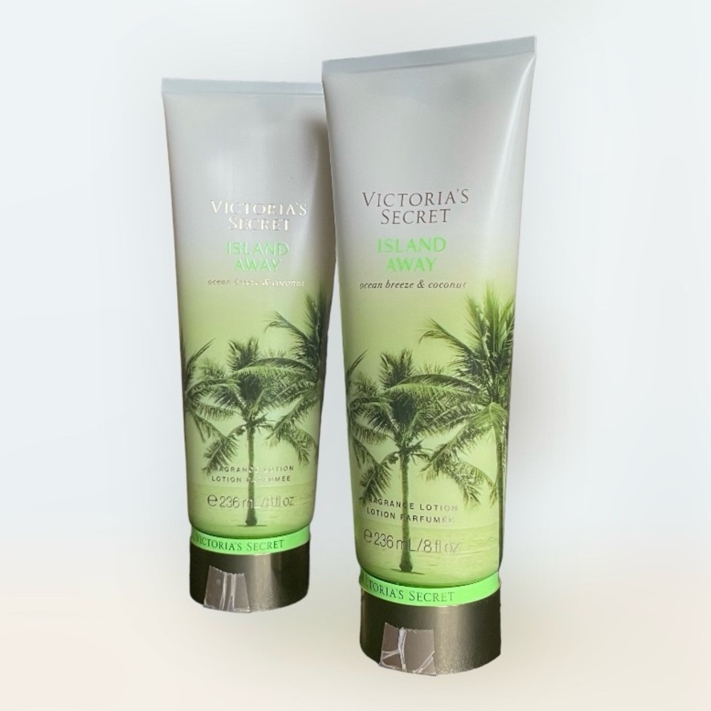 Victoria’s Secret Set of 2 Island Away Fragrance Lotion Ocean Breeze & Coconut